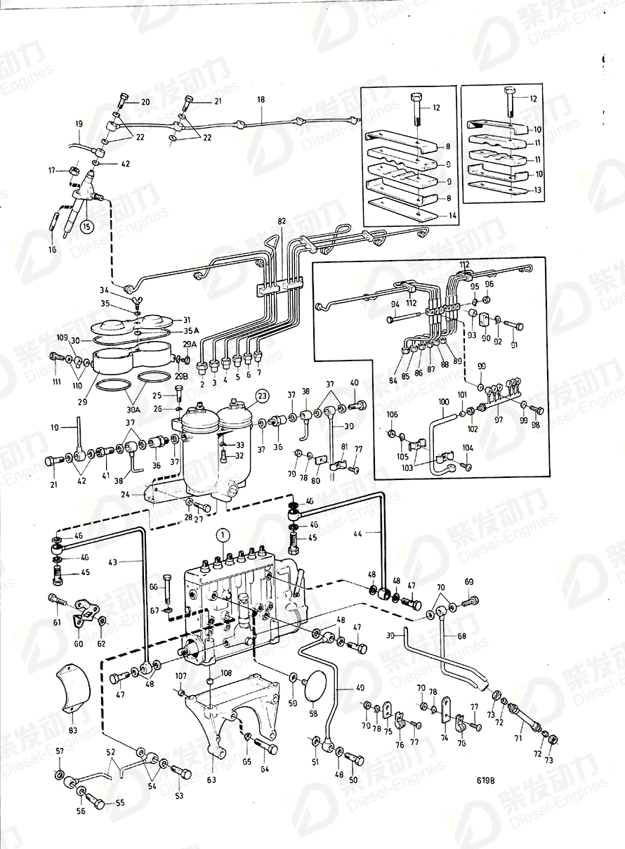 VOLVO Delivery pipe 846126 Drawing